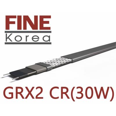 Samoregulujący kabel grzewczy FINE KOREA GRX2 CR 30 moc 30W/m2: odladzanie: dachy, rynny, spusty - odporny na UV